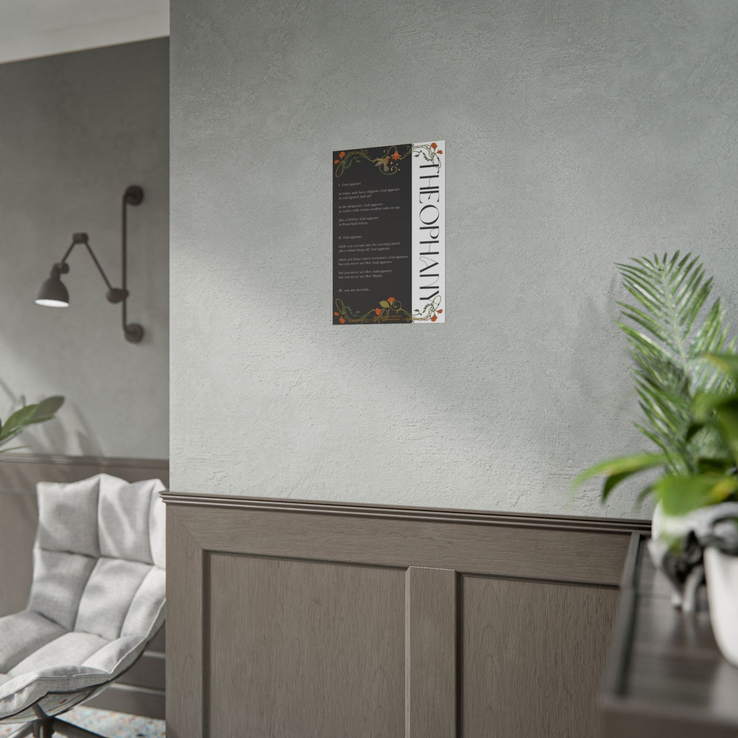 Theophany Poetry + Art Poster | The Finished Project