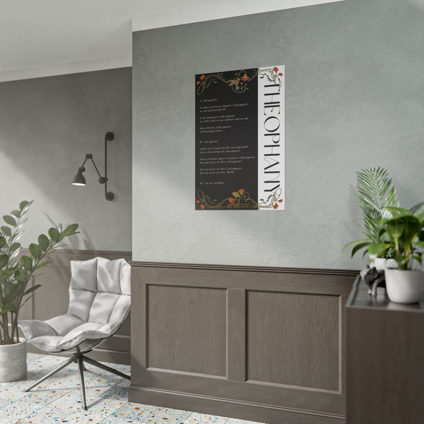 Theophany Poetry + Art Poster | The Finished Project