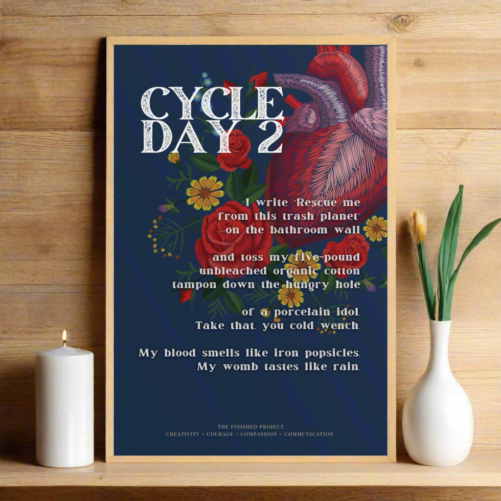 Cycle, Day 2 Poetry + Art Poster
