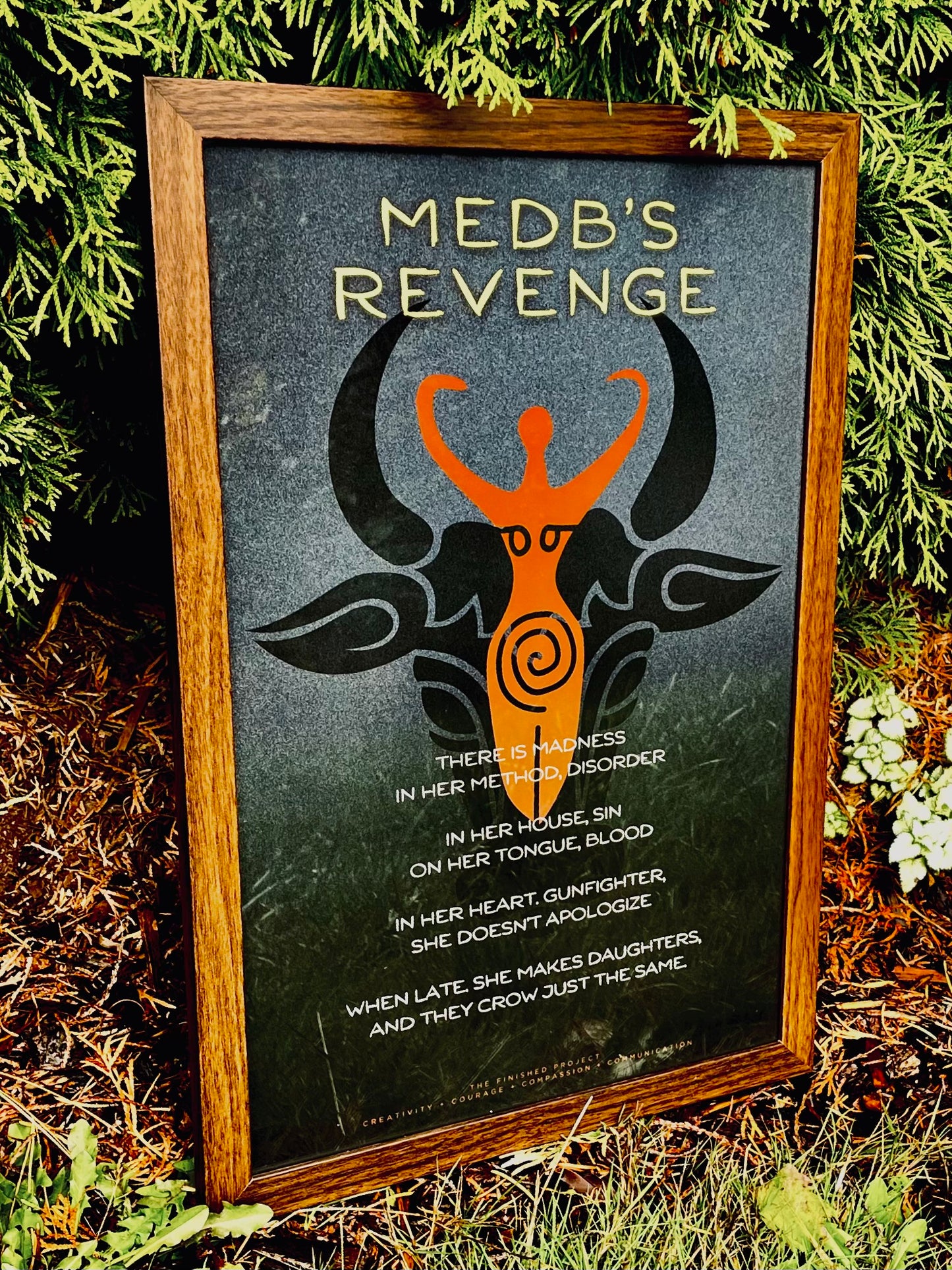 Medb's Revenge Poetry + Art Poster