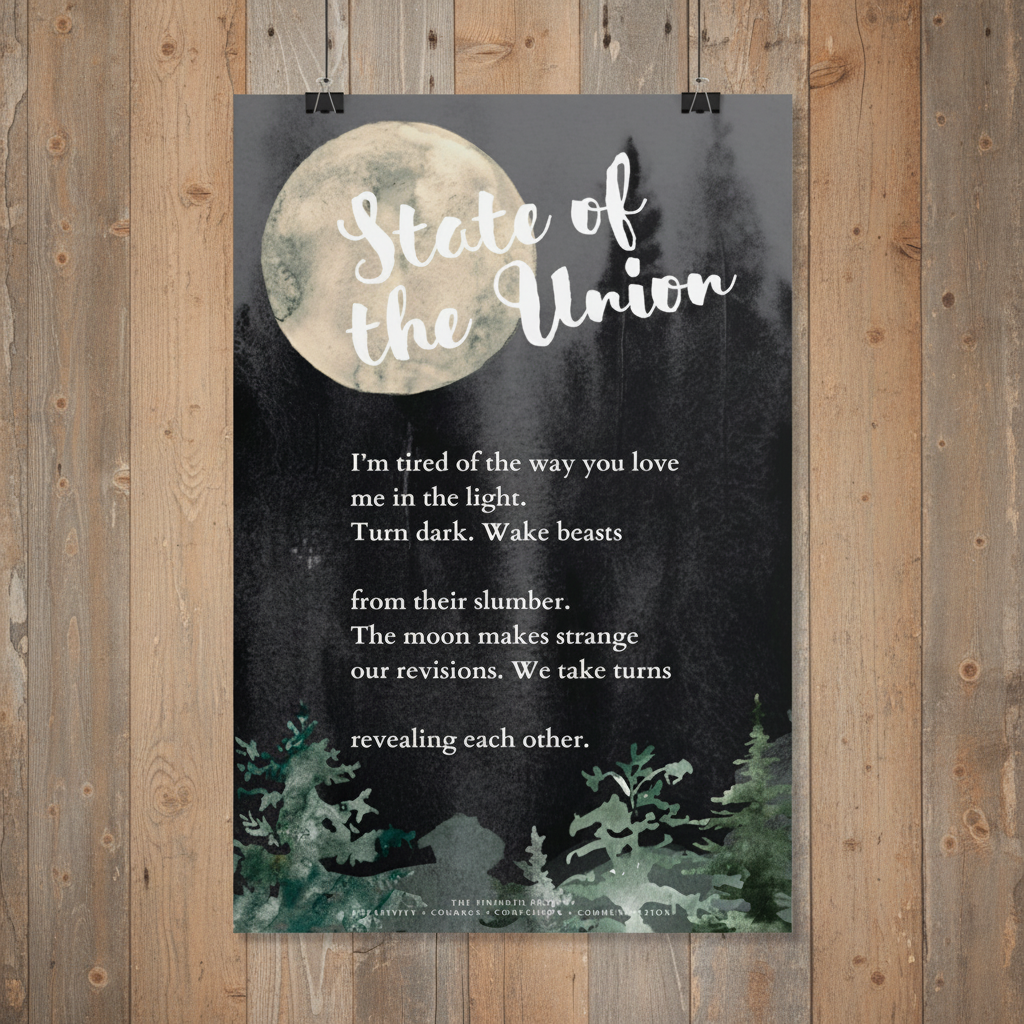 State of the Union Poetry + Art Poster