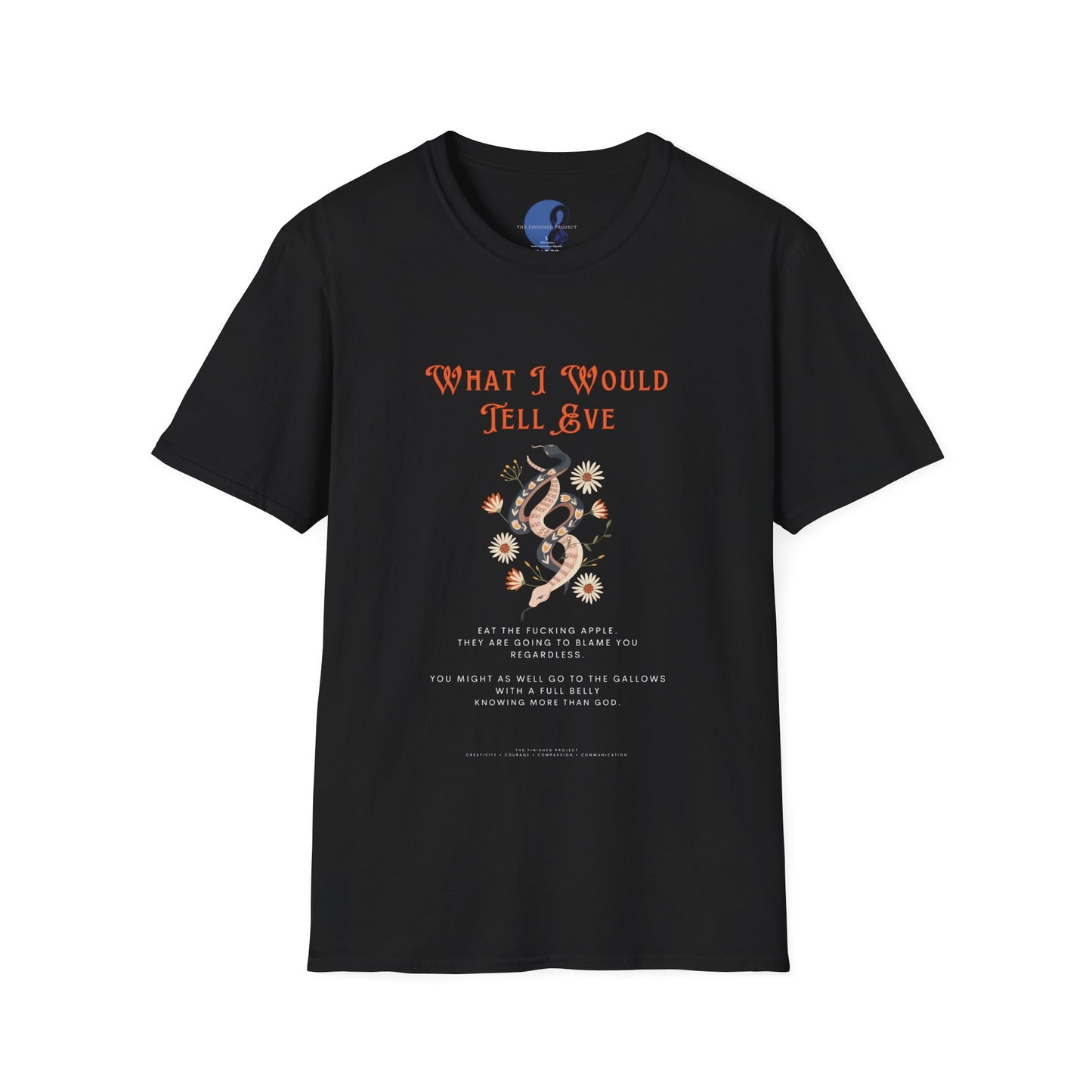 What I Would Tell Eve Poetry + Art Short Sleeve T-Shirt | The Finished Project