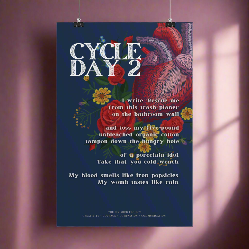Cycle, Day 2 Poetry + Art Poster