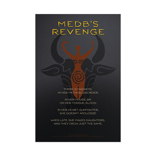 Medb's Revenge Poetry + Art Poster