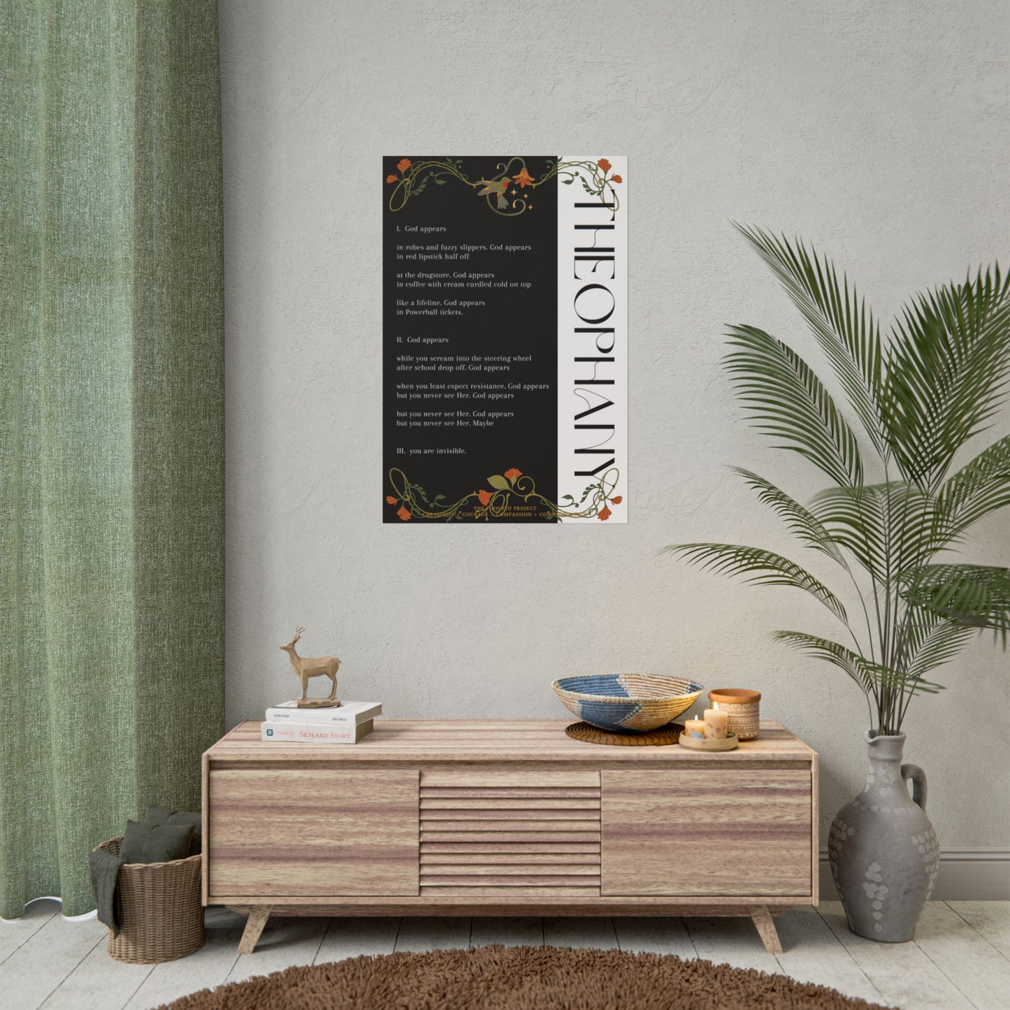 Theophany Poetry + Art Poster | The Finished Project