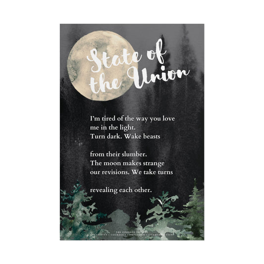 State of the Union Poetry + Art Poster