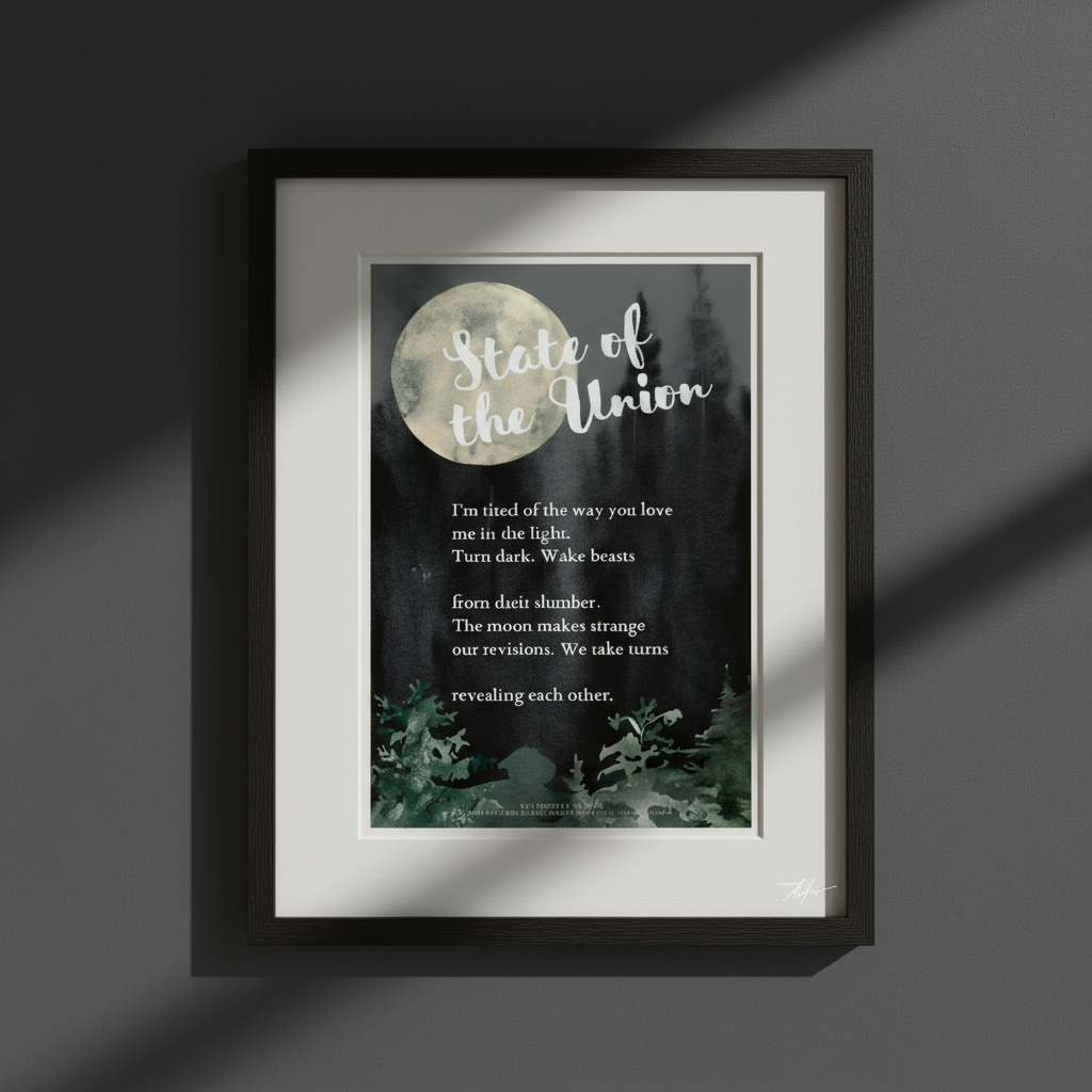 State of the Union Poetry + Art Poster