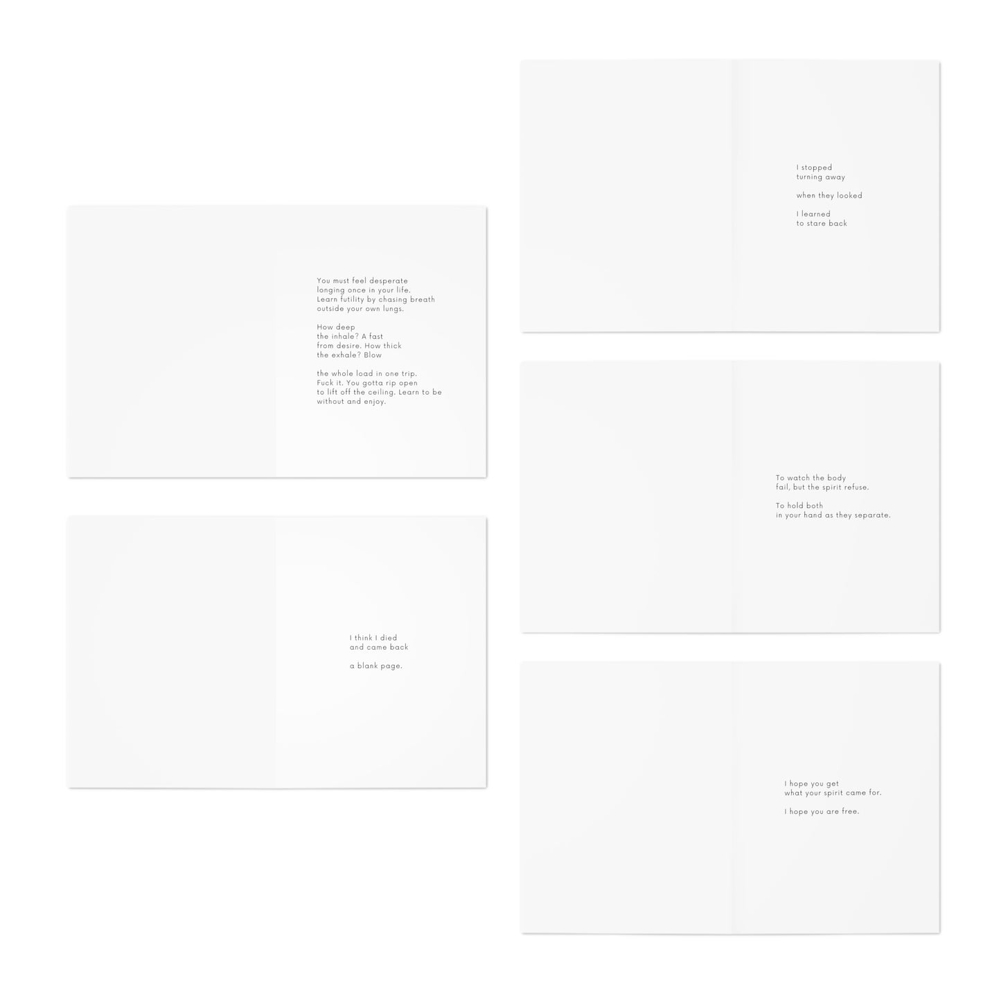 On One Correspondence Cards (5-Pack)