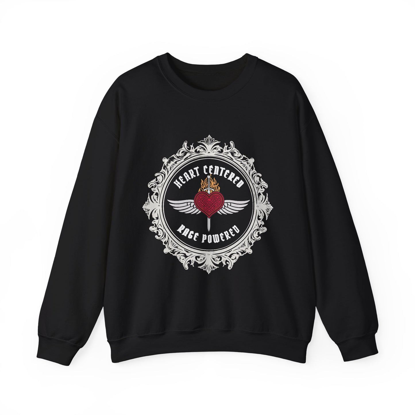 Heart Centered Rage Powered Poetry + Art Sweatshirt