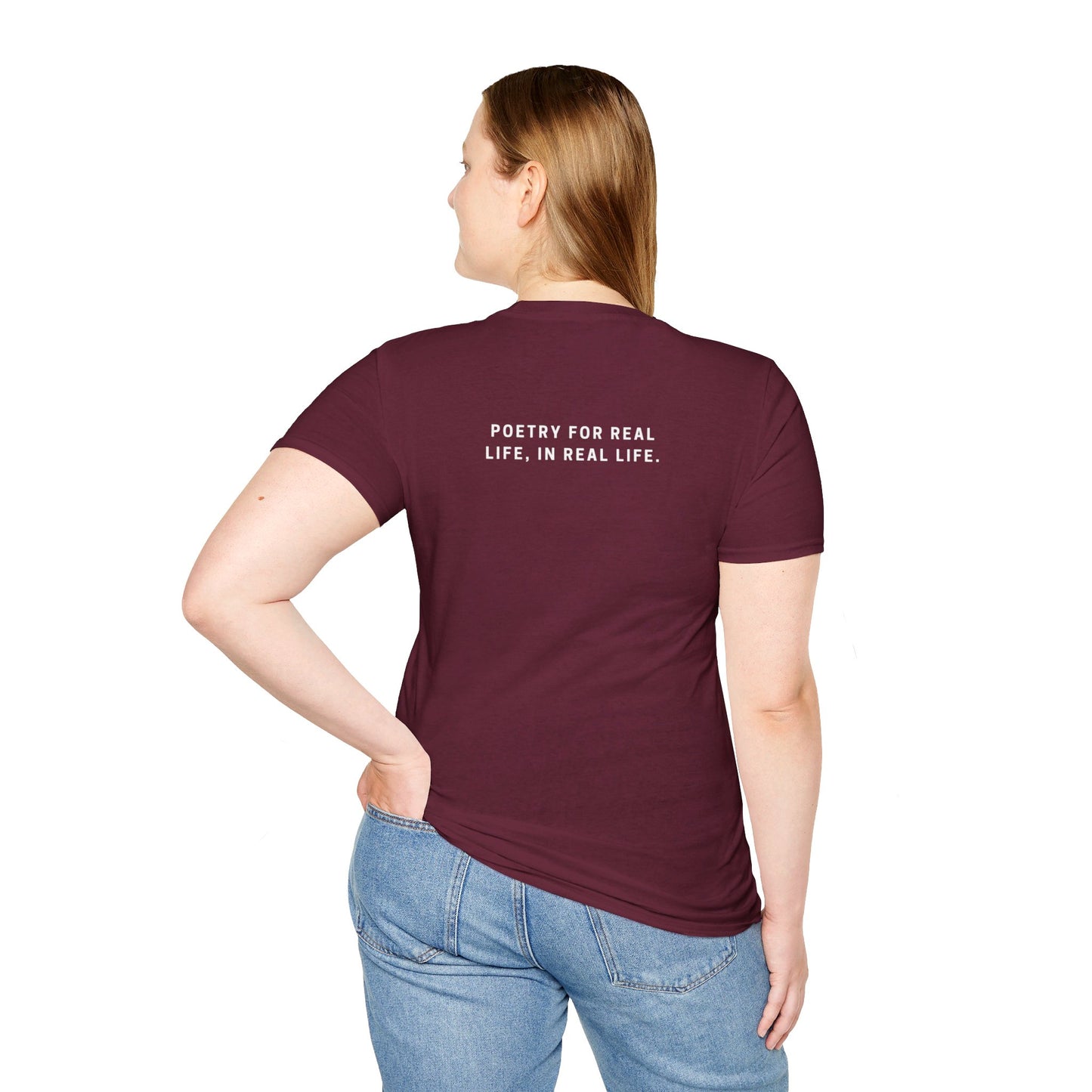 "Call Me a Bitch Again" Short Sleeve Cotton Poetry T-Shirt - Unisex, Sizes S-5XL, Multiple Colors | The Finished Project