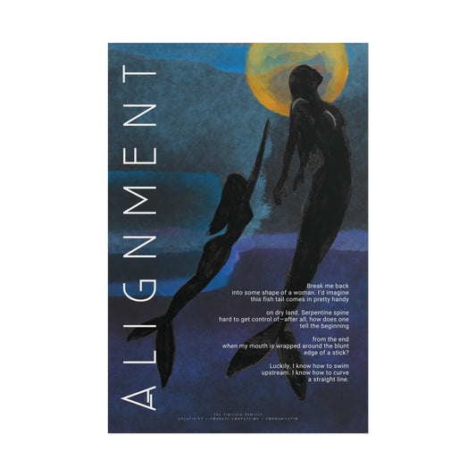 "Alignment" Poetry Poster - Vertical Matte Art Print, 24x36 or 12x18 | The Finished Project