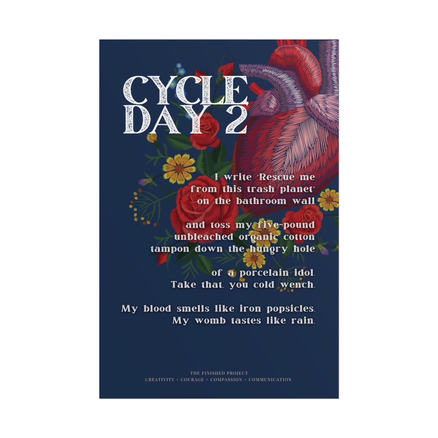 Cycle, Day 2 Poetry + Art Poster